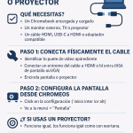 Cómo conectar una Chromebook a una pantalla externa o proyector