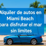 Alquiler de autos en Miami Beach para disfrutar el mar sin límites