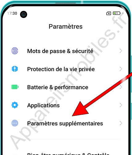 Configuraciones adicionales de Xiaomi